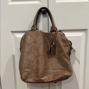 Coccinelli Brown Leather Tote Bag
